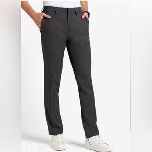 REACTION KENNETH COLE STRETCH FIT TECHNI-COLE DRESS PANTS CHARCOAL 42R